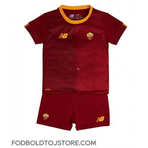AS Roma Hjemmebanesæt Børn 2022-23 Kortærmet (+ Korte bukser)